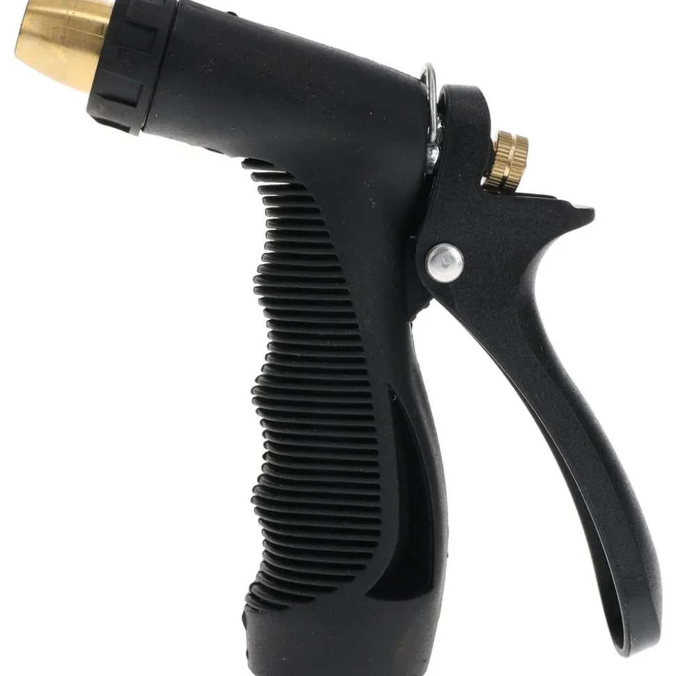 Garden Hose Pistol Nozzle: Zinc