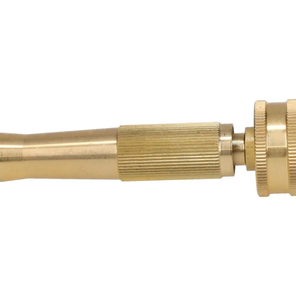 Garden Hose Twist Nozzle: Brass