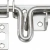 Gate Latches; Finish/Coating: Polished; Stainless; Overall Length: 1.811 in; Overall Width: 3.346 in; Overall Height: 1.4170 in; Hole Dia: 15/64; PSC Code: 5340; Set Screw Size: 3/16 x 1-3/16; Base Length: 53/64; Secondary Lock: No; Width (Inch): 3.346 in; Width (Decimal Inch): 3.3460