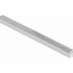 Gear Rack: 1-1/4" Face Width, 14.5 ° Pressure Angle, Use with Spur Gears