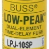 General Purpose Fuse: Time Delay, J, 10.0000 A