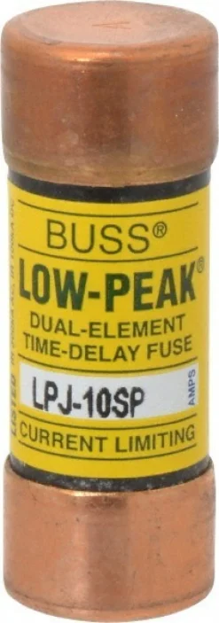 General Purpose Fuse: Time Delay, J, 10.0000 A