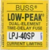 General Purpose Fuse: Time Delay, J, 40.0000 A