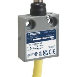 General Purpose Limit Switch: SPDT, NC, Booted Plunger, Top