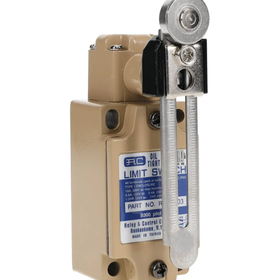 General Purpose Limit Switch: SPDT, NC, Roller Lever, Side