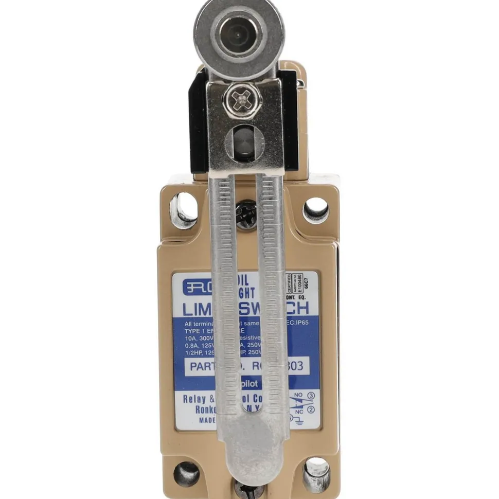 General Purpose Limit Switch: SPDT, NC, Roller Lever, Side