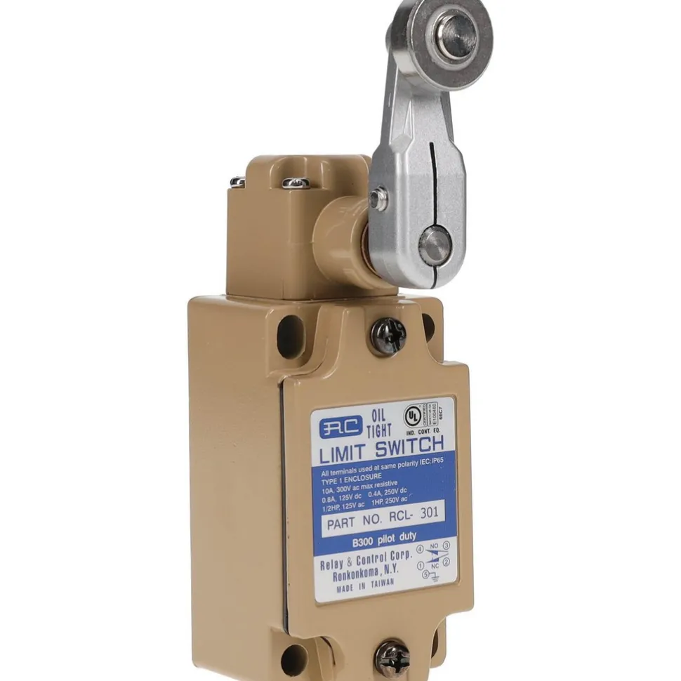 General Purpose Limit Switch: SPDT, NC, Roller Lever, Side