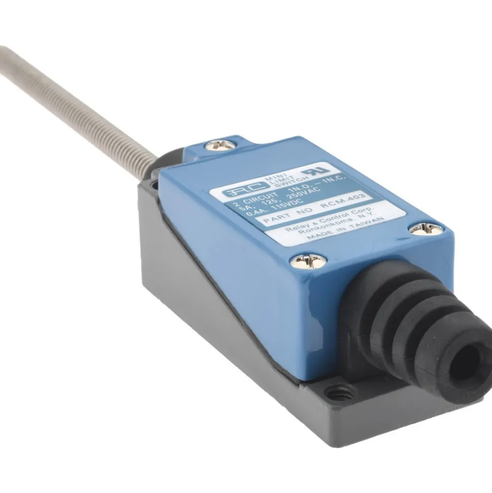 General Purpose Limit Switch: SPDT, NC, Coil Spring, Top
