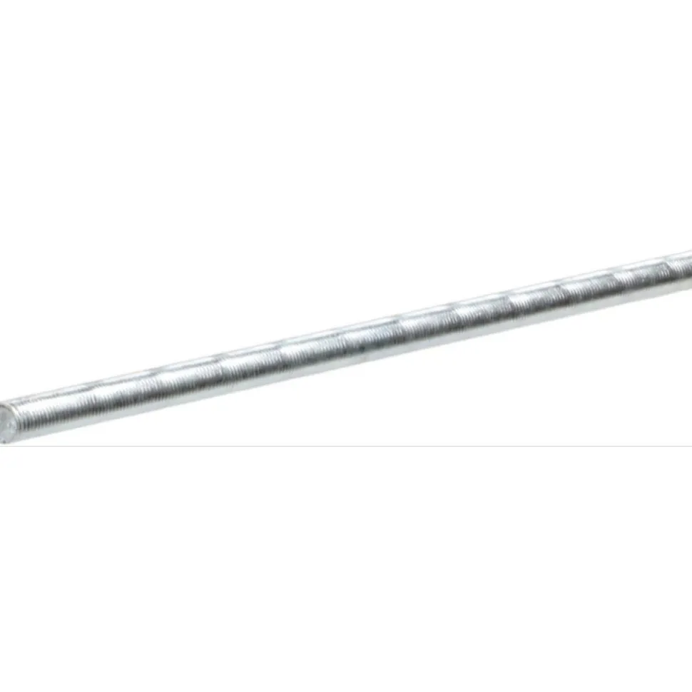 General-Purpose Threaded Rod: 3/8-16, 3' OAL, Low-Carbon Steel, Zinc Finish