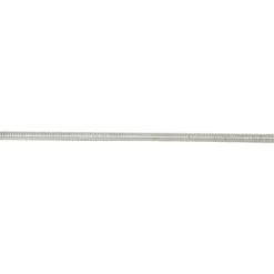General-Purpose Threaded Rod: 1/4-20, 6' OAL, Low-Carbon Steel, Zinc Finish