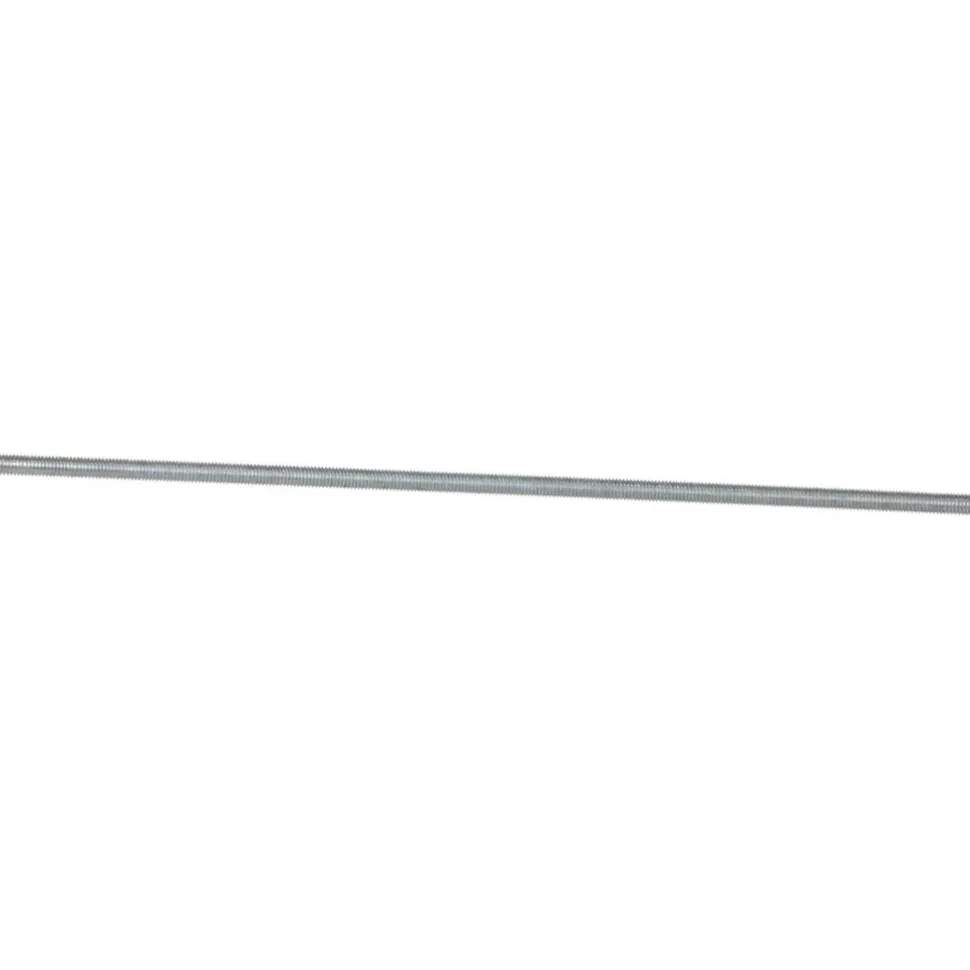 General-Purpose Threaded Rod: 1/2-13, 6' OAL, Low-Carbon Steel, Zinc Finish