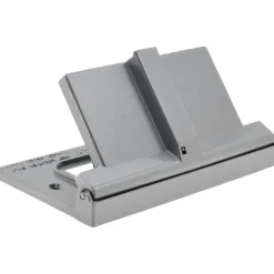 GFCI Receptacle Electrical Box Cover: Stainless Steel