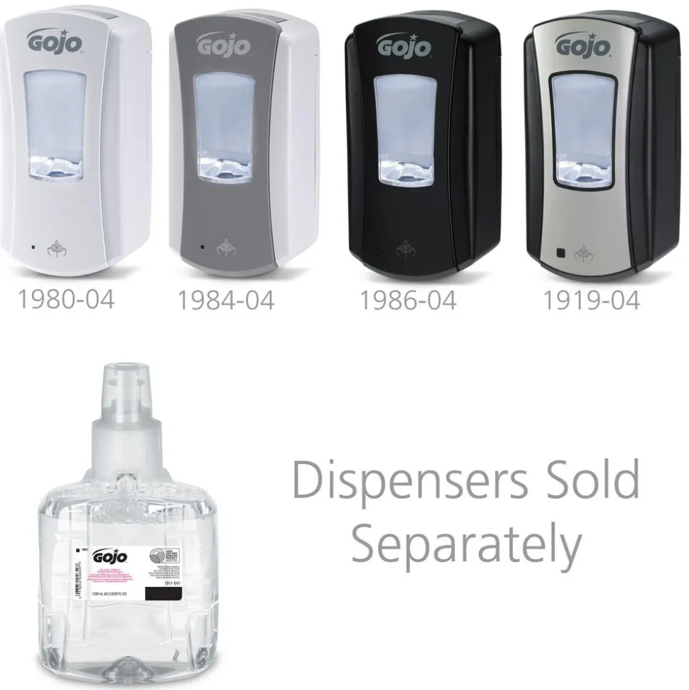 GOJO Clear & Mild Foam Handwash, 1200 mL Refill for GOJO LTX-12 Dispenser