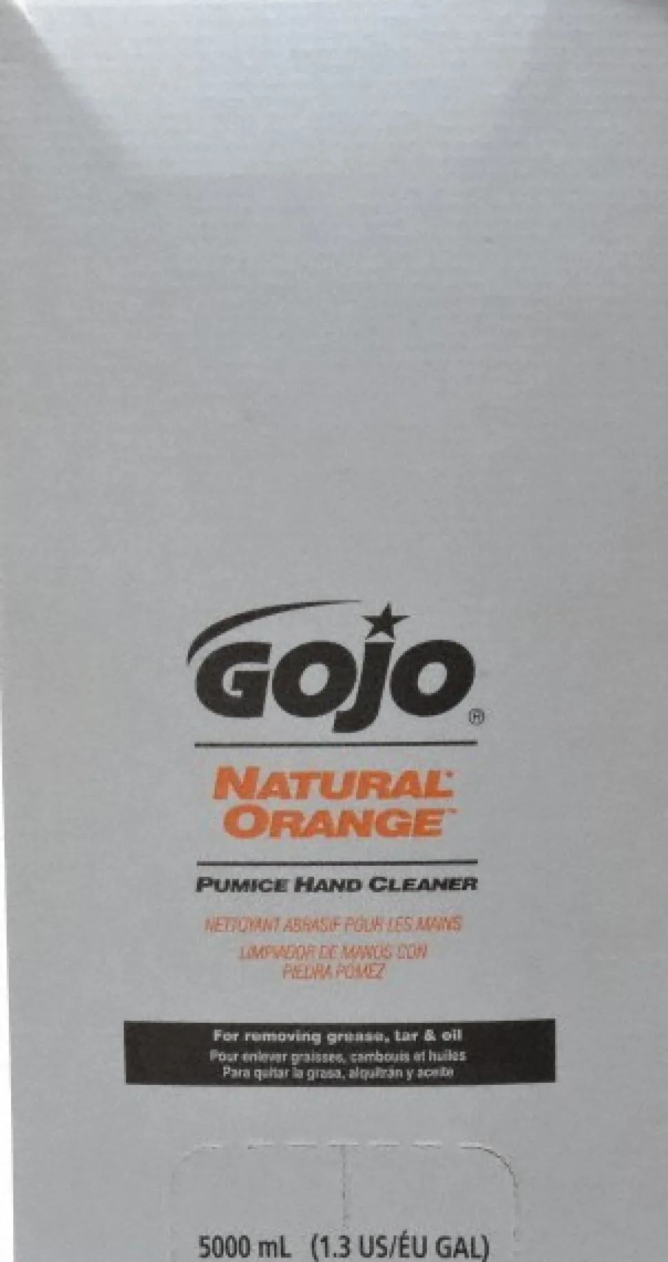 GOJO NATURAL* ORANGE Pumice Hand Cleaner, 5000 mL Refill for GOJO PRO TDX Dispenser