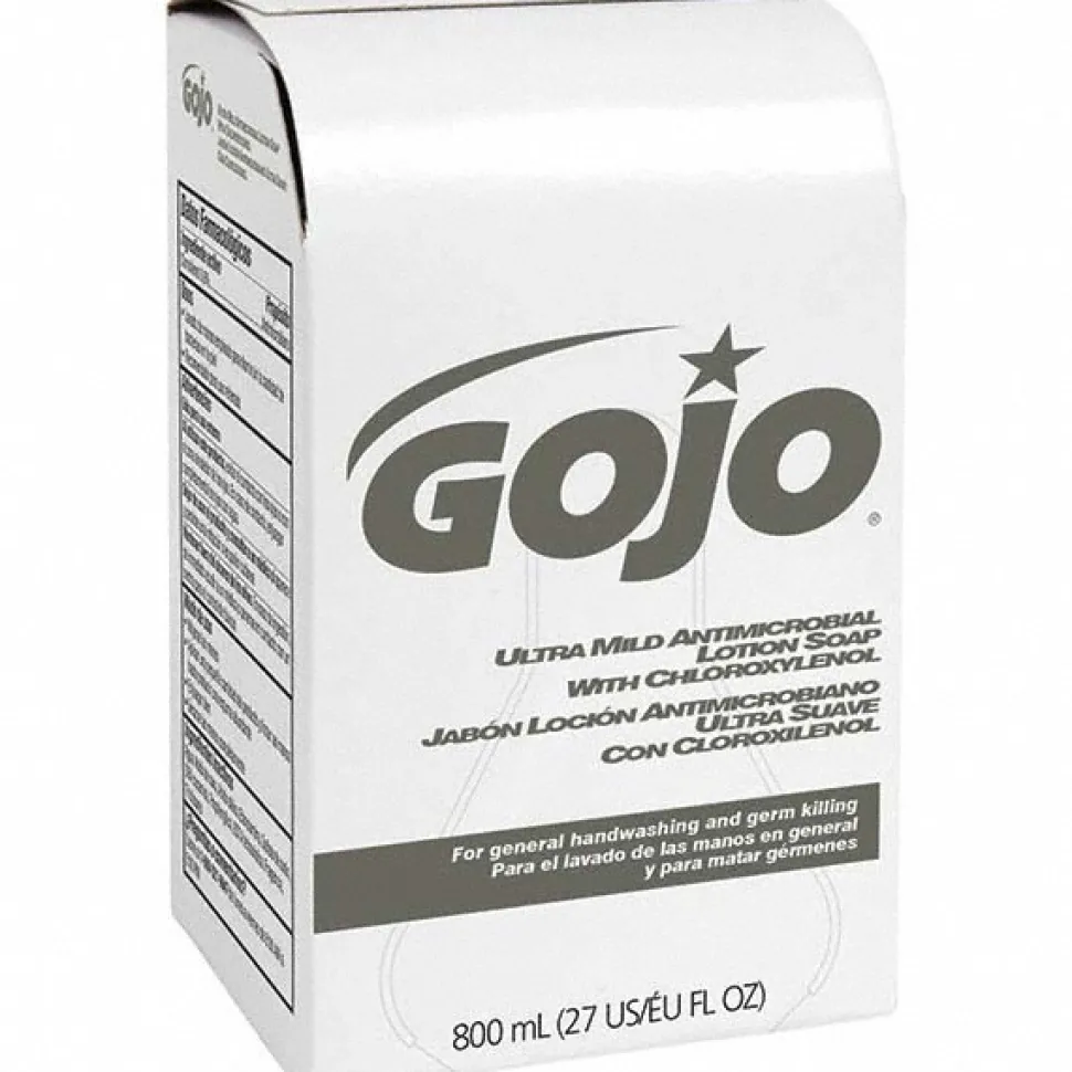 GOJO Ultra Mild Antimicrobial Lotion Soap with Chloroxylenol, 12/Case