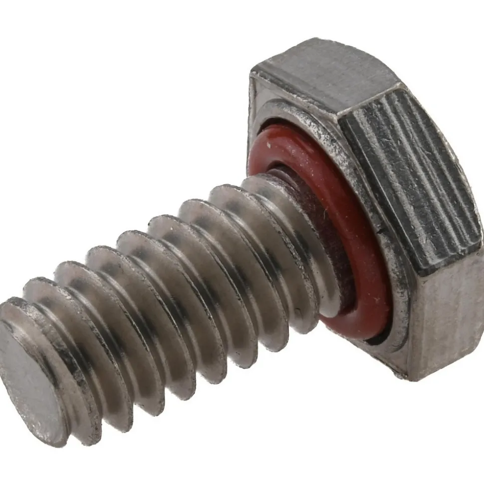 1/4-20, Grade 18-8 Stainless Steel, Self Sealing Hex Bolt