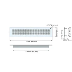 Grilles: Type: Ventilator; Style: High Volume; Material: Aluminum Alloy