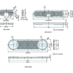 Grilles: Type: Ventilator; Style: High Volume; Material: Plastic (ABS)