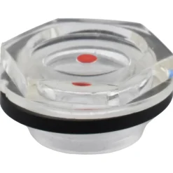 G 1/2 Thread, 24mm Distance Across Flats, Plastic Oil Level Sight Glasses