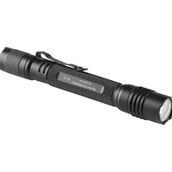 Handheld Flashlight: LED, 270 Lumens, 48 hr Max Run Time, Disposable Battery (Included)