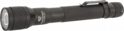 Handheld Flashlight: LED, 225 Lumens, 10 hr Max Run Time, AA Battery (Included)