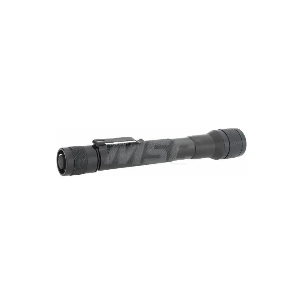 Handheld Flashlight: LED, 225 Lumens, 10 hr Max Run Time, AA Battery (Included)