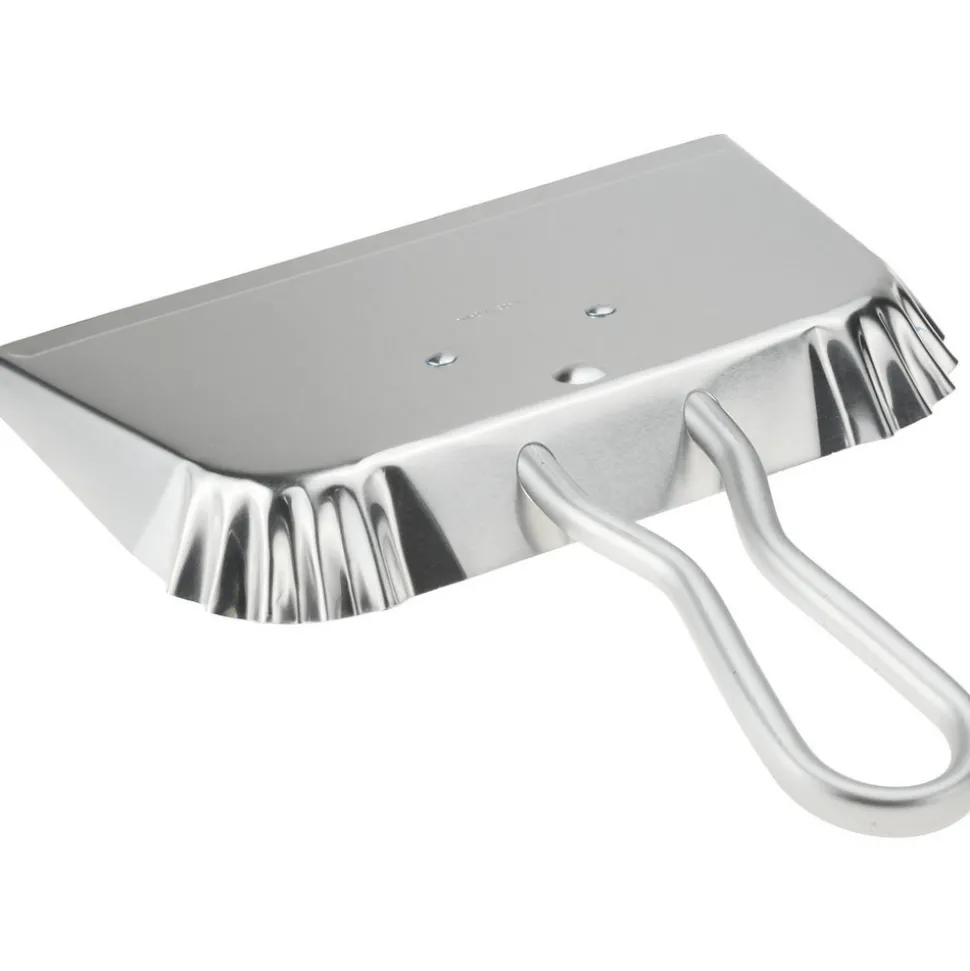 Handheld Dustpan: Aluminum Body, 9" Aluminum Handle