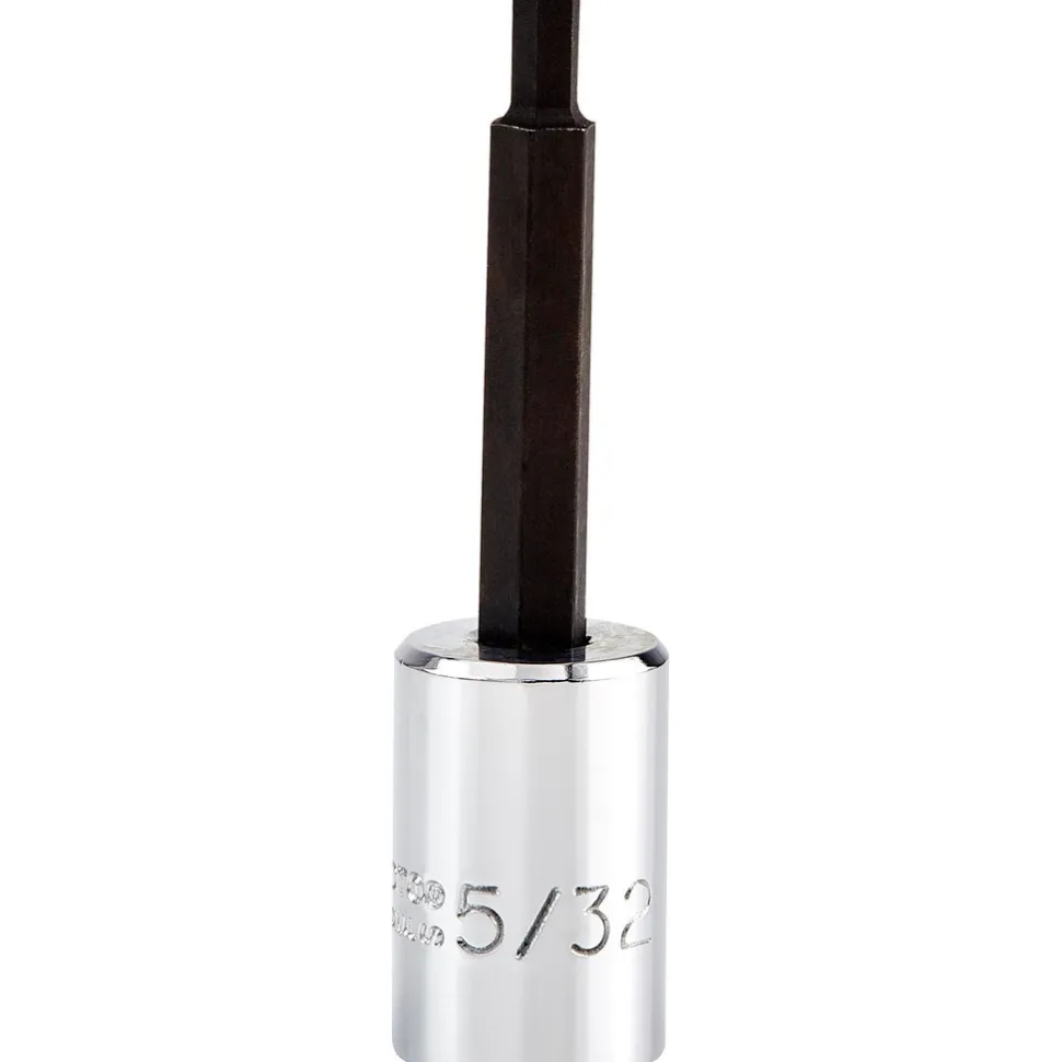 Hand Hex Bit Socket: 3/8" Drive, 5/32" Hex