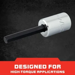 Hand Hex Bit Socket: 3/8