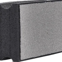 Hand Sanding Pad: Coated, Diamond, Medium Grade, Black