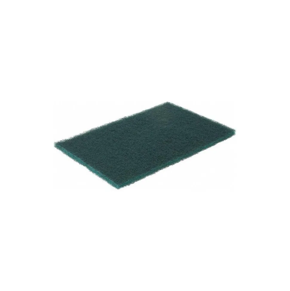 Hand Sanding Pad: Non-Woven, Aluminum Oxide, Very Fine Grade, Green