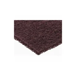 Hand Sanding Pad: Non-Woven, Aluminum Oxide, Super Fine Grade, Maroon