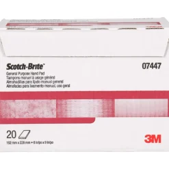 Hand Sanding Pad: Non-Woven, Aluminum Oxide, Very Fine Grade, Maroon