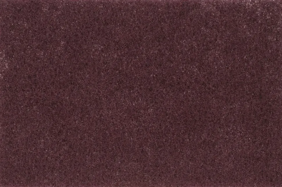 Hand Sanding Pad: Non-Woven, Aluminum Oxide, Very Fine Grade, Maroon