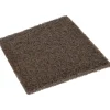 Hand Sanding Pad: Non-Woven, Aluminum Oxide, Medium Grade, Tan
