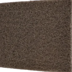 Hand Sanding Pad: Non-Woven, Aluminum Oxide, Medium Grade, Tan