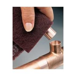 Hand Sanding Pad: Non-Woven, Aluminum Oxide, Very Fine Grade, Maroon