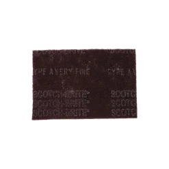 Hand Sanding Pad: Non-Woven, Aluminum Oxide, Very Fine Grade, Maroon