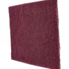 Hand Sanding Pad: Non-Woven, Aluminum Oxide, Super Fine Grade, Maroon