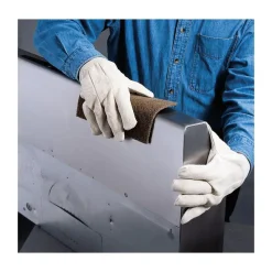 Hand Sanding Pad: Non-Woven, Aluminum Oxide, Coarse Grade, Tan