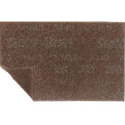 Hand Sanding Pad: Non-Woven, Aluminum Oxide, Coarse Grade, Tan