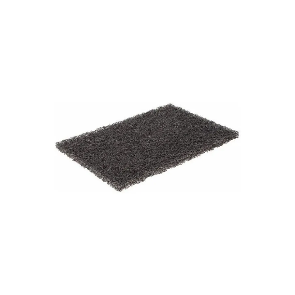 Hand Sanding Pad: Non-Woven, Silicon Carbide, Medium Grade, Gray