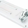 Hasps; Type: Locking; Hasp Type: Locking; Material: Steel; Arm Length: 3.500; Arm Length: 3-1/2; Finish: Zinc-Plated; Arm Length: 3-1/2; 3.5; Maximum Shackle Dia: 0.3438 in; Overall Length: 9 cm; 3.5 in; Includes: Mounting Hardware; Overall Length (Inch): 9 cm; 3.5 in