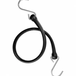 Heavy-Duty Bungee Strap Tie Down: Triangulated Galvanized S Hook, Non-Load Rated