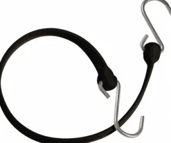 Heavy-Duty Bungee Strap Tie Down: Triangulated Galvanized S Hook, Non-Load Rated