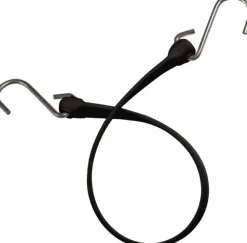 Heavy-Duty Bungee Strap Tie Down: Triangulated Stainless S Hook, Non-Load Rated