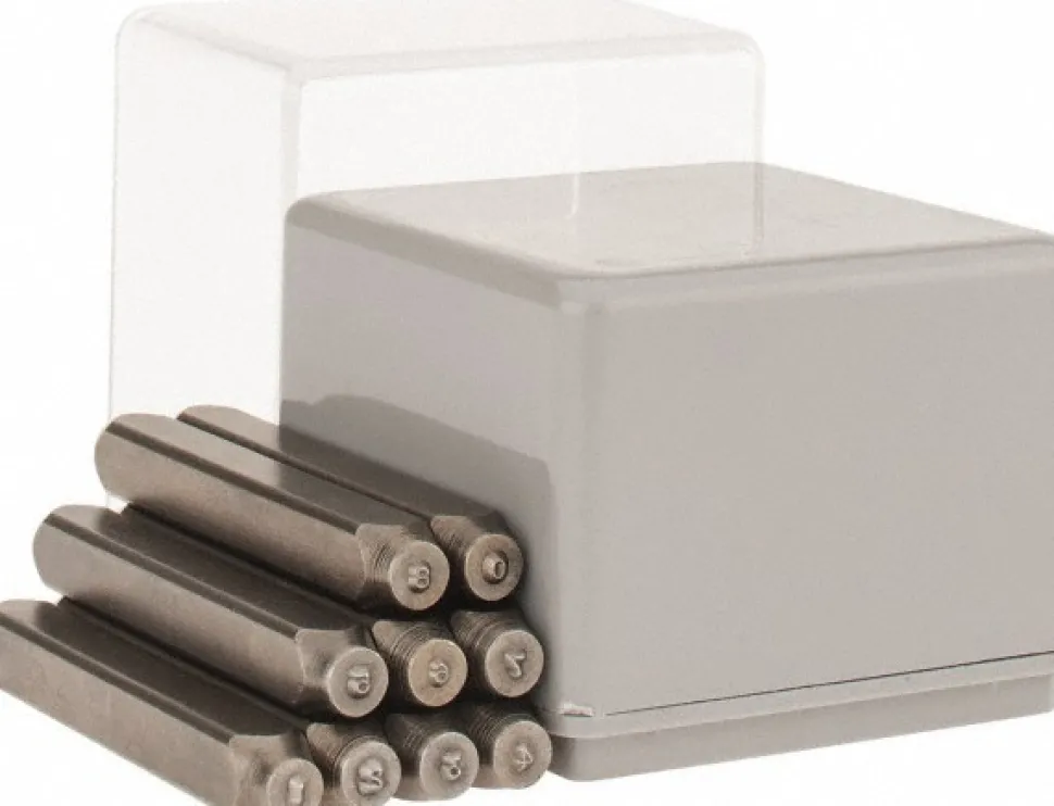 Heavy-Duty Stamp Set: 1/8" Character, 9 pc