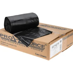 Heavy Duty Trash Bags: 30.000 gal, 1.35 mil, Pack of 100
