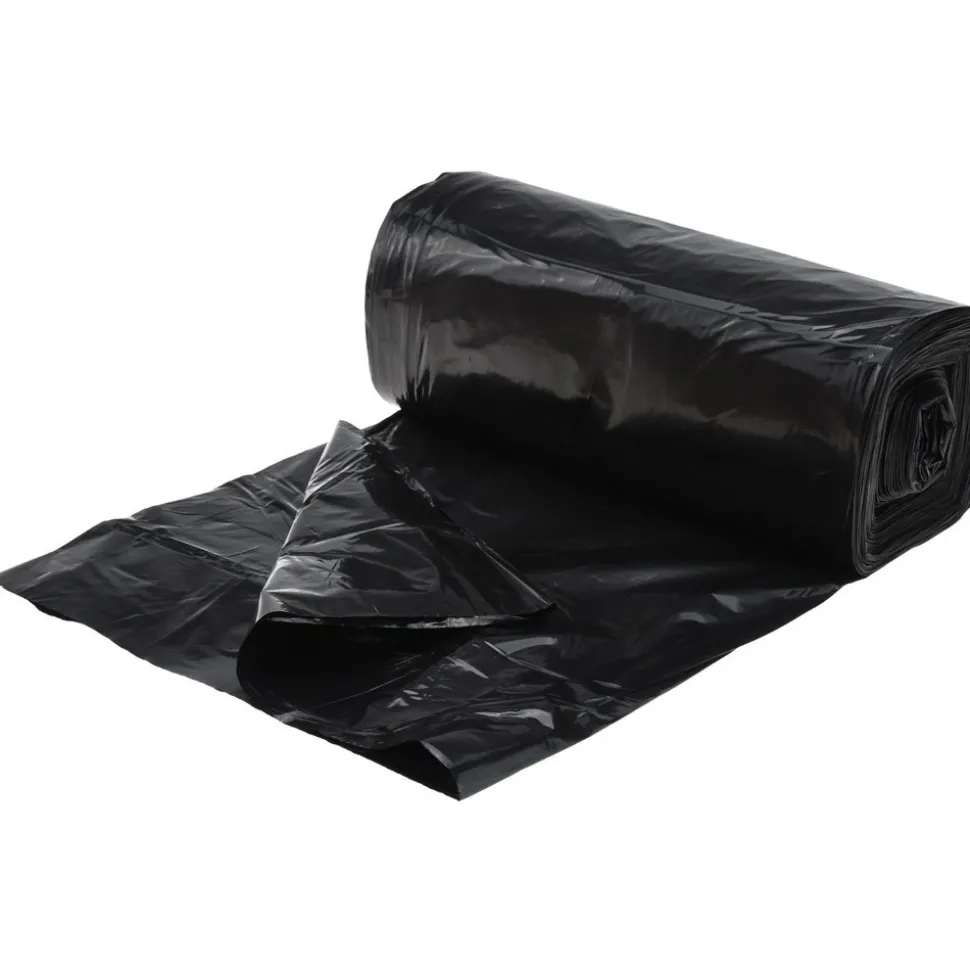 Heavy Duty Trash Bags: 60.000 gal, 1 mil, Pack of 100