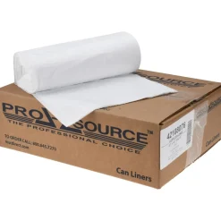 Heavy Duty Trash Bags: 45.000 gal, 1.1 mil, Pack of 125